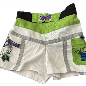 Disney Toy Story Swim Trunks Buzz Lightyear Alien Boys 2T